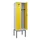 locker voor scheiding van kleding,HxBxD 2120x600x500mm,2vak