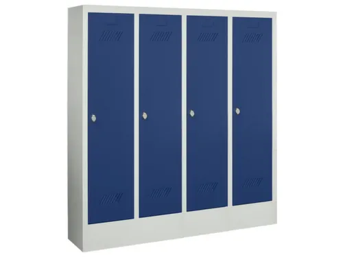 lockerkast v. kinderen,HxBxD 1300x1030x300mm,RAL7035,front RAL5010