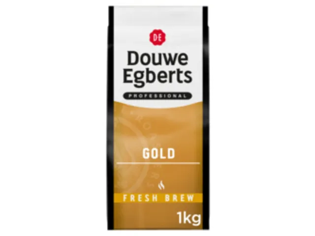 Koffie Douwe Egberts Fresh Brew Gold voor automaten 1kg
