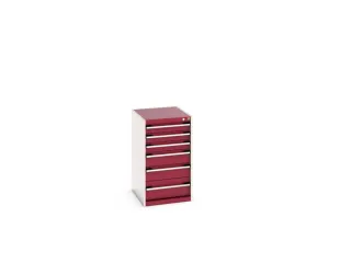 ladekast HxBxD 900x525x650mm 6laden romp RAL7035 front RAL3004 - 7