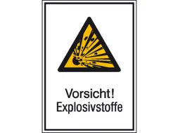 waarschuwings-combibord,v. binnen/buiten,Pas op! Explosieve stoffen