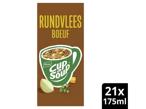 Cup-a-Soup Knorr rundvlees 21x175ml