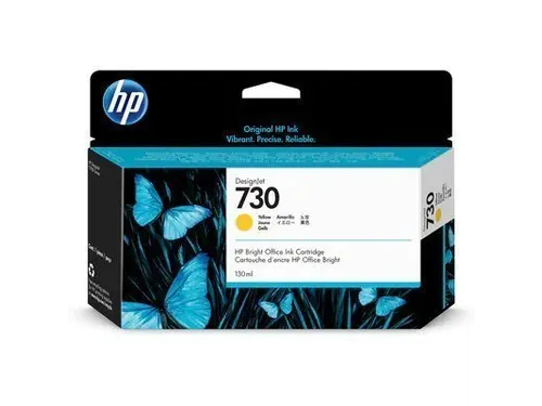 HP 730 130ml Geel DesignJet Inkt Cartridge P2V64A