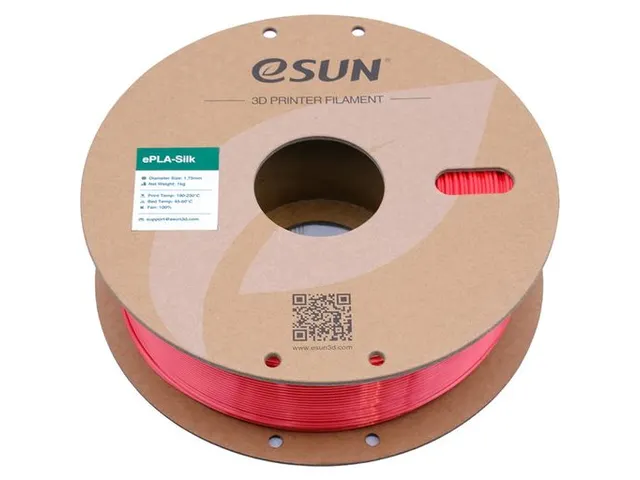 eSUN 3D printer Filament ePLA-Silk 1,75mm Rood 1kg
