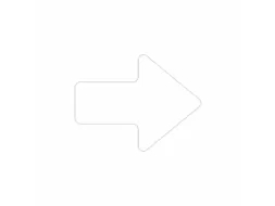 plaksymbool,Pijl,markering HxB 90x145mm,wit,met antislip-eigenschappen