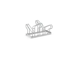 Fiets-beugelrek L 700mm 2x2plaatsen Dubbelzijdig Schroefbaar - 2