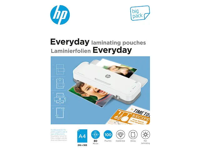 Hp Everyday Lamieerhoes A4 9154 100 vel 80 micron