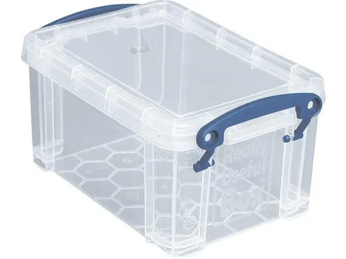 Opbergbox Really Useful 0.7 liter 155x100x80mm transparant wit