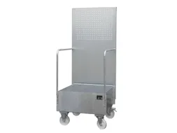 Verrijdbare Opvangbak,V. 1X200L Vat,Opvangvol. 203L