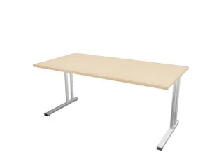 In hoogte verstelbaar bureau,HxBxD 720-840x1600x800mm,NE-esdoorn - 2