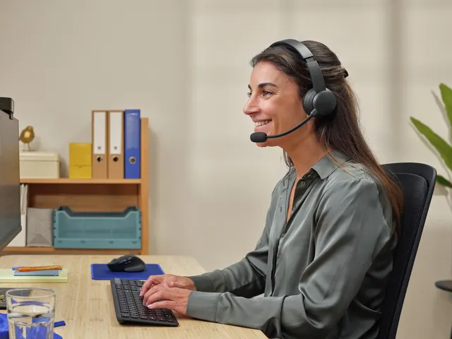 Trust 25463 Ayda draadloze ENC-headset Zwart