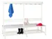 banc double,HxLxP 1600x2000x770mm,piètement RAL9010