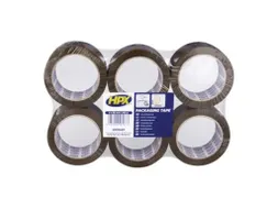 Verpakkingstape Flatpack 6 Rollen - Bruin 50mm x 66m