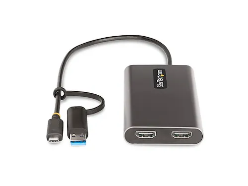 USB-C naar Dual-HDMI Adapter 4K 60hz