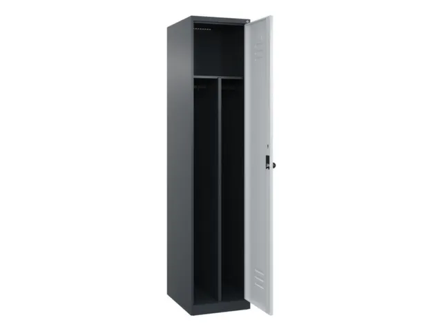 locker voor scheiding van kleding,HxBxD 1850x400x500mm,1vak