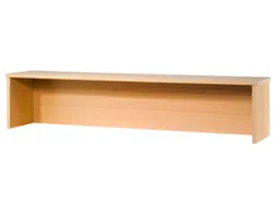 opzetvitrine,HxBxD 350x1200x320mm,hout,esdoorn,slijt- en krasvast