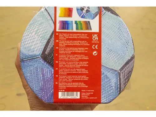 Viltstift Connector koffer "voetbal" 33 stuks