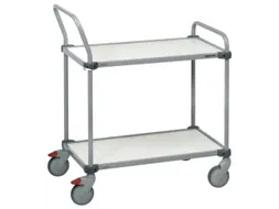 ESD-etagewagen,ESD,draagverm. 150kg,2xstaalplaat,laadvl. LxB 800x530mm