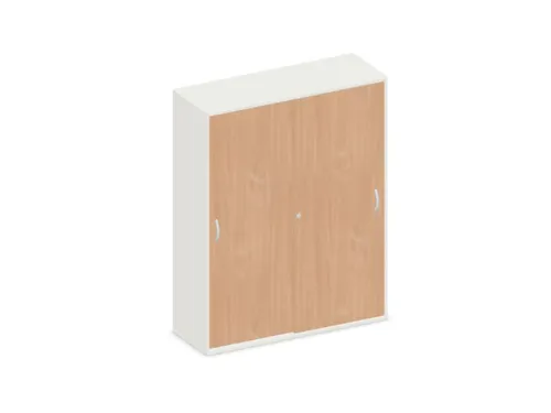 schuifdeurkast,HxBxD 1540x1200x430mm,decor romp wit,decor front beuken