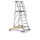Platformladder Aluminium Bordes H X B X D 1600X 600X 630Mm 6Treden