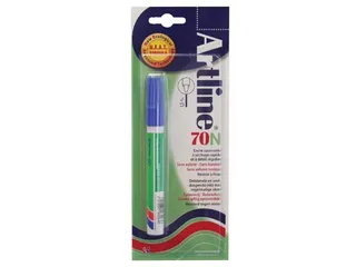 Permanent marker Artline 70 blauw (op blister) - 1