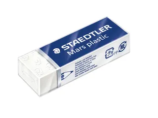Gum Staedtler Mars Plastic 526 50 65x23x13mm Wit - 1