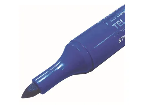BST DetectaMark Permanent Marker ST1M Fine Tip Nib 120x18mm blauw