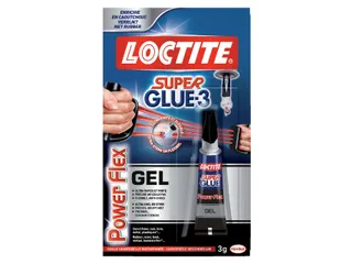 Secondelijm Loctite Powerflex GEL tube 3 gram op blister - 1