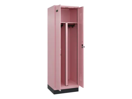 PBM-locker,HxBxD 1950x600x500mm,2vak,vak B 300mm,draaigrendel