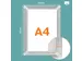 Cadre clipsable Nobo Premium Plus A4