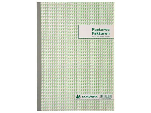 Exacompta Facturen 29,7x21 Cm Tweetalig Dupli (2 X 50 Vel)