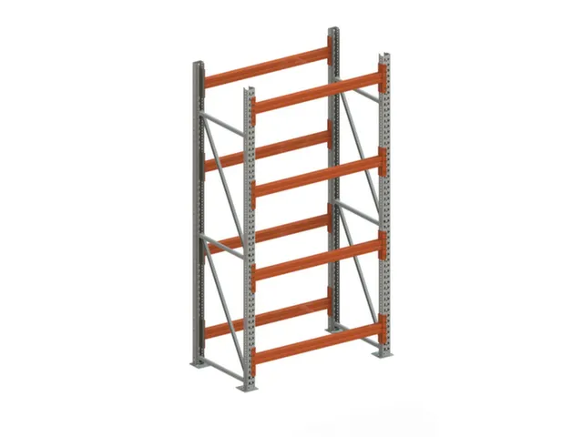 Rayonnage grande largeur départ HxlxP 2700x1470x800mm 4niveaux sans p