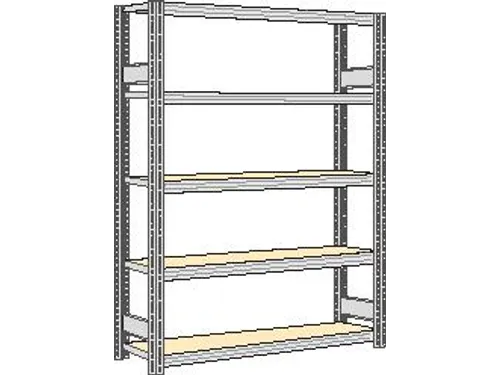 magazijnstelling,grondveld,HxBxD 2000x1751x326mm,vakl. 250kg