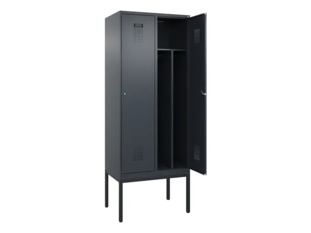 locker voor scheiding van kleding,HxBxD 2120x800x500mm,2vak