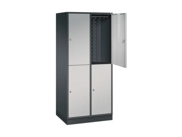 grootvolume garderobekast,HxBxD 1950x820x600mm,2x2vak.,vak B 360mm