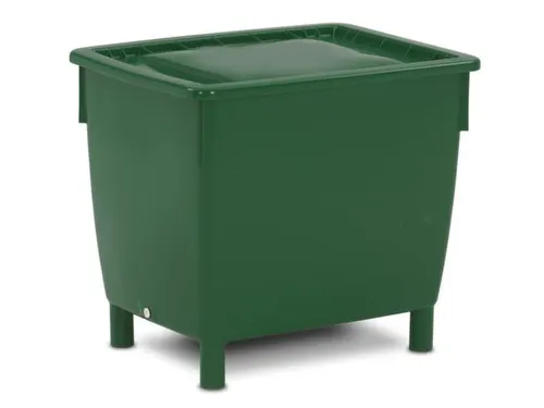 Deksel Voor Hoekige Opslagbak 380 Liter Groen