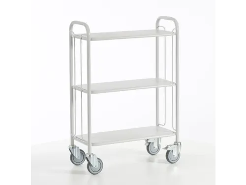 Dossierwagen 150kg 3 Etages 710x290x1100mm Ral7035