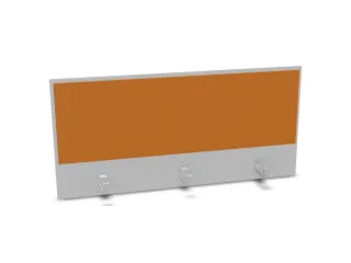 opzetpaneel bureau aanbouw achter MP-lichtgrijs BN3005-geel 1200mm - 1