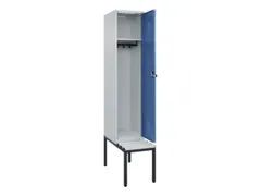 locker met bank,HxBxD 2120x400x815mm,1vak,vak B 400mm,draaigrendel