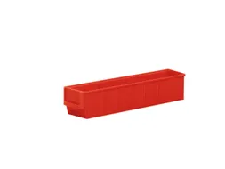 stellingbak,HxBxD 81x91x400mm,PP,rood