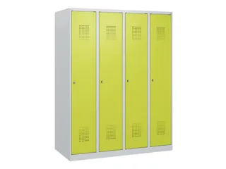 schoollocker,HxBxD 1530x1200x500mm,4vak,vak B 300mm,cil.-slot - 2