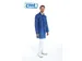 Blouse visiteur PP Non tissé Taille L Bleu 100 pcs
