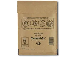 Mail Lite Gold Luchtkussenenveloppen A/000 110x160mm Kraft 200 stuks