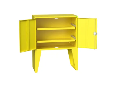 steunvoet,v. milieukast,H 535mm,v. kast BxD 1050x550mm,staal,RAL1023