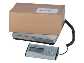 Pakketweger MAUL Cargo 50kg metalen plateau 27x27cm + 9V batterij zilv - 2