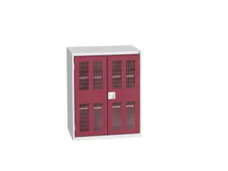 universele kast,HxBxD 1000x800x550mm,2xStalen bodem,draaigrendelslot