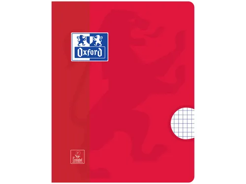 Schrift Oxford school A5 72blz ruit 5mm assorti