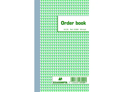 Orderboek Exacompta 175x105mm 50x3vel