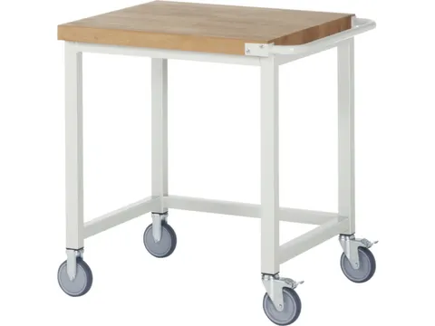 Werkbank 880x750x700mm Beukenhouten Werkblad Duwbeugel