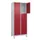 lockerkast,HxBxD 1950x800x500mm,2x3vakken,vak B 400mm,cil.-slot,voeten
